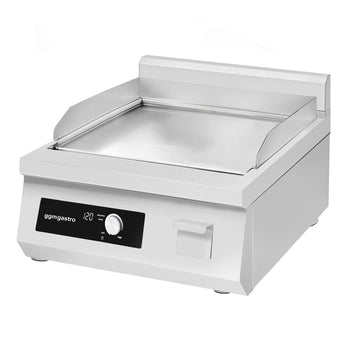 Indukcyjna płyta grillowa - 5 kW - gładka - Prime Gastro