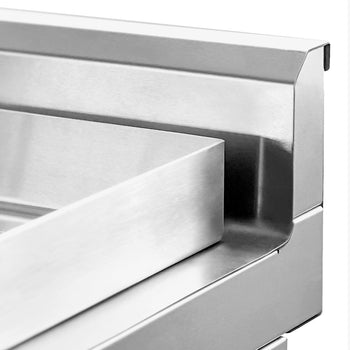 Indukcyjna płyta grillowa - 10 kW - Gładka - Prime Gastro