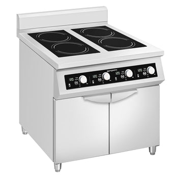 Kuchenka indukcyjna - 20 kW - 4 płyty grzewcze - Prime Gastro