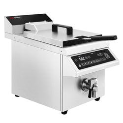 Frytownica indukcyjna - 8 litrów - 3,5 kW - z automatycznym podnoszeniem kosza