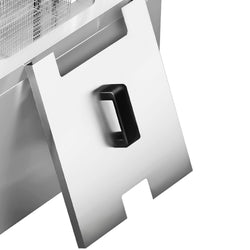 Frytownica indukcyjna - 8 litrów - 3,5 kW - z automatycznym podnoszeniem kosza