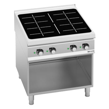 Kuchenka indukcyjna z płytą grzewczą - 28 kW - Prime Gastro