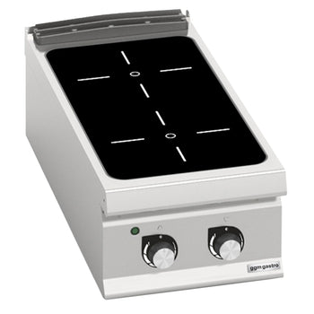 Kuchenka na podczerwień - 8 kW - 2 płyty grzewcze - Prime Gastro