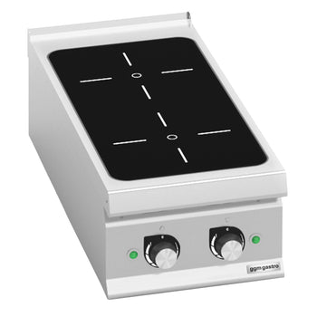 Kuchenka indukcyjna - 10 kW - 2 płyty grzewcze - Prime Gastro