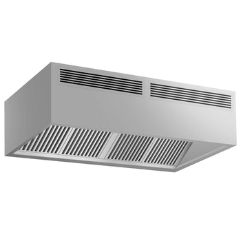 Okap skrzynki indukcyjnej - 2,0 m - z filtrem i lampą LED - Prime Gastro