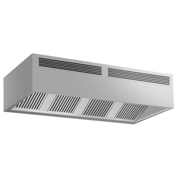 Okap skrzynki indukcyjnej - 2,5 m - z filtrem i lampą LED - Prime Gastro