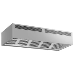 Okap indukcyjny skrzynkowy – 2800 mm – bez silnika – z filtrem