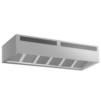 Okap skrzynki indukcyjnej - 3,0 m - z filtrem i lampą LED - Prime Gastro