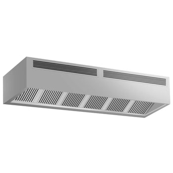 Okap skrzynki indukcyjnej - 3,2 m - z filtrem i lampą LED - Prime Gastro