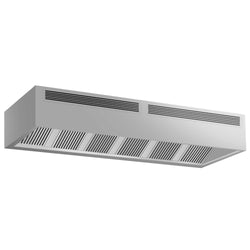 Okap indukcyjny skrzynkowy – 3500 mm – bez silnika – z filtrem