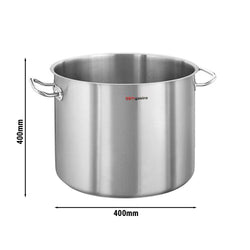 Garnek do zupy Jumbo - Ø 400 mm - wysokość 400 mm - stal nierdzewna
