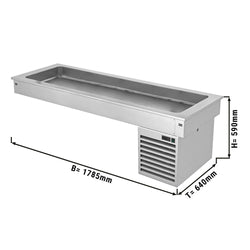 Wanna chłodnicza wbudowana - 1,8m - +2 ~ +8 °C - 5x GN 1/1