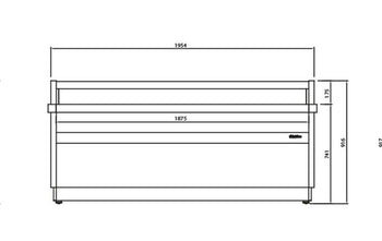 Lada kasowa - 1990mm - Prime Gastro