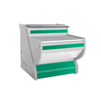 Lada kasowa - 800 mm - panel przedni zielony - Prime Gastro