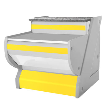 Lada kasowa - 800 mm - panel przedni żółty - Prime Gastro