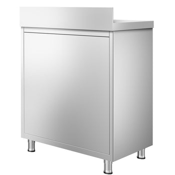 Stół roboczy barowy ze stali nierdzewnej z 4 półkami 800x600 - Prime Gastro