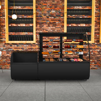 Lada kasowa - 800 mm - czarny front - czarny granit - Prime Gastro