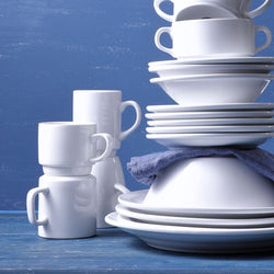 (12 sztuk) BUDGETLINE - Filiżanka do ekspresu do kawy Mammoet - 190ml - Biały