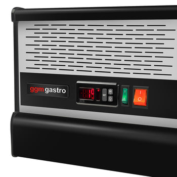 Tapas - Witryna chłodnicza PREMIUM - 8x GN 1/3 - czarna - Prime Gastro