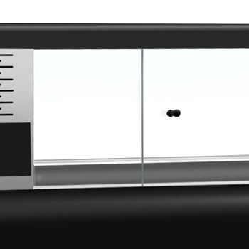 Tapas - Witryna chłodnicza PREMIUM - 6x GN 1/3 - czarna - Prime Gastro