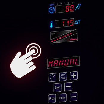 Piec konwekcyjno-parowy piekarniczy - Cyfrowy - 10x EN 600x400 - Prime Gastro