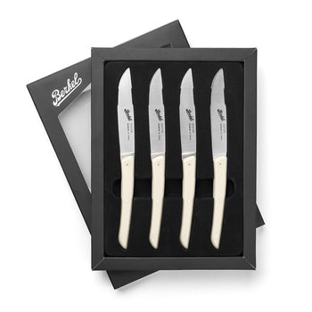 (4 szt.) BERKEL | Nóż do steków - kremowy - ostrze: 110 mm - Prime Gastro