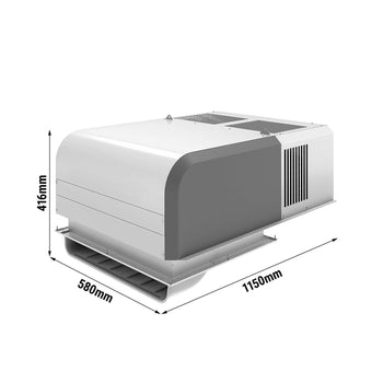Agregat mroźniczy sufitowy - maksymalnie 5,6 m³ - Prime Gastro