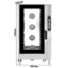 Piec konwekcyjno-parowy - manualny - 20x GN 1/1