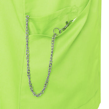 KARLOWSKY | Tunika damska z krótkim rękawem Essential - zielony kiwi - Rozmiar: 52 - Prime Gastro