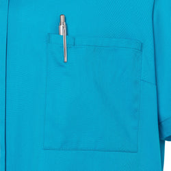 KARLOWSKY | Tunika damska z krótkim rękawem Essential - Niebieska pacyficzna - Rozmiar: 48