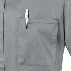 KARLOWSKY | Tunika damska z krótkim rękawem Essential - platynowoszara - Rozmiar: 54