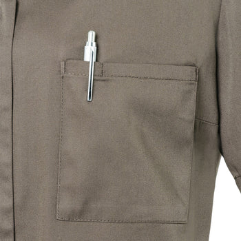 KARLOWSKY | Tunika damska z krótkim rękawem Essential - Szałwia - Rozmiar: 38 - Prime Gastro