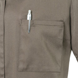 KARLOWSKY | Tunika damska z krótkim rękawem Essential - Szałwia - Rozmiar: 54