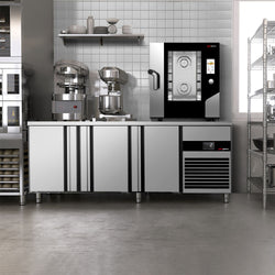 Piec konwekcyjno - parowy - Touch - 7x GN 1/1 - włącznie z systemem mycia i czujnikiem temperatury