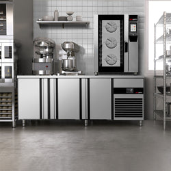 Piec konwekcyjno - parowy - Touch - 12x GN 1/1 - włącznie z systemem mycia & czujnikiem temperatury