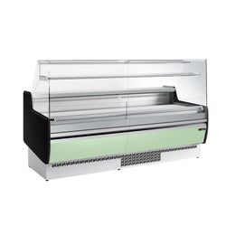 Lada chłodnicza - 1930 mm - z oświetleniem LED & 1 półką - standard z czarnym panelem przednim