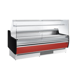 Lada chłodnicza - 1930 mm - 1 półka - Ciemnoczerwony panel przedni