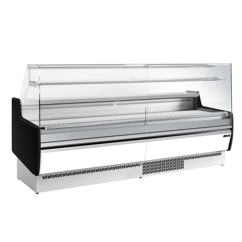 Lada chłodnicza - 2560 mm - 1 półka - Biały panel przedni