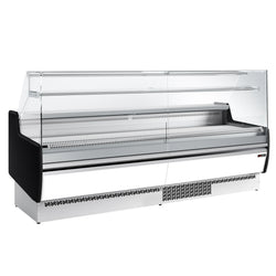 Lada chłodnicza - 2560 mm - 1 półka - Biały panel przedni