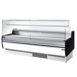 Lada chłodnicza - 2560 mm - 1 półka - Biały panel przedni