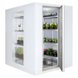 Komora chłodnicza - 1200x1200mm - 1,8m³ - z 3 szklanymi bokami