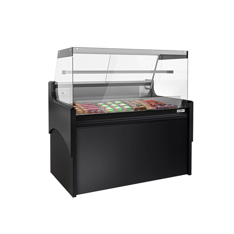 Lada chłodnicza/mięsna - 1280 mm - z oświetleniem LED & 1 półką