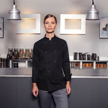 KARLOWSKY | Bluza kucharska Basic- Czarny - Rozmiar: 5XL - Prime Gastro