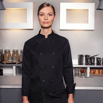 KARLOWSKY | bluza kucharska Basic - Czarny - Rozmiar: XS - Prime Gastro