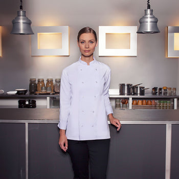 KARLOWSKY | Bluza kucharska Basic- Biały - Rozmiar: 4XL - Prime Gastro