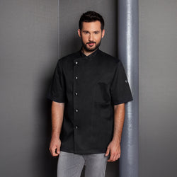 KARLOWSKY | Bluza kucharska Gustav - Czarny - Rozmiar: 44