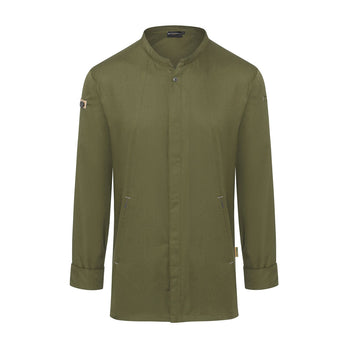 KARLOWSKY | Bluza kucharska Green-Generation - nasycona zieleń - Rozmiar: 54 - Prime Gastro