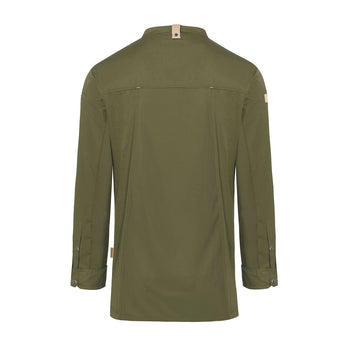 KARLOWSKY | Bluza kucharska Green-Generation - nasycona zieleń - Rozmiar: 72 - Prime Gastro