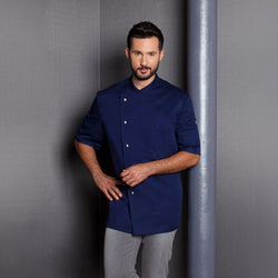 KARLOWSKY | Bluza kucharska Gustav - Granatowy - Rozmiar: 48