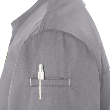 KARLOWSKY | Bluza kucharska Green-Generation - platynowoszara - Rozmiar: 64 - Prime Gastro